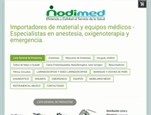 Tablet Screenshot of nodimedsac.com